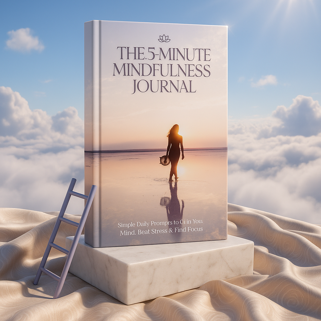 The 5-Minute Mindfulness Journal – Daily Prompts to Calm Your Mind, Reduce Stress & Find Focus